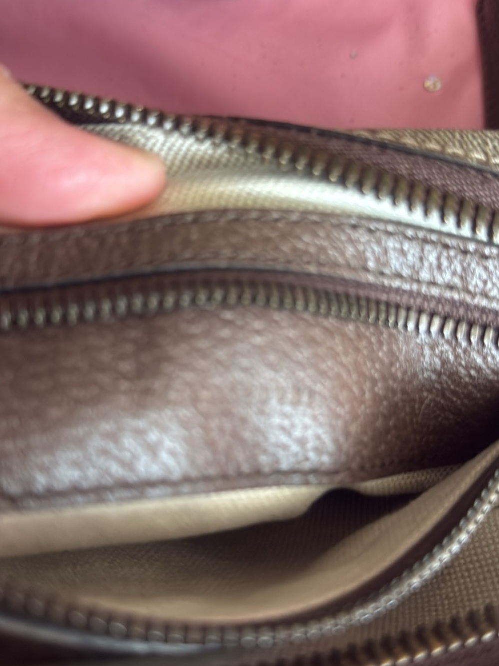 Gucci Ophidia GG Supreme Monogram Belt Bag Waist Pack Crossbody Beige Brown - Picture 5 of 8